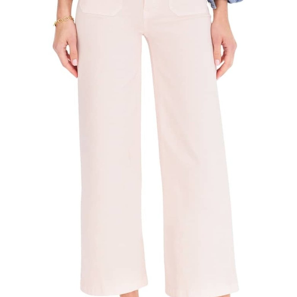 JCREW Point Sur Cropped Pants- Light Pink